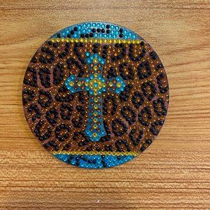 Paint By Diamond Cross Coasters